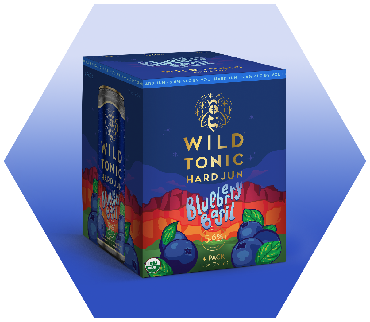 Blueberry Basil 4-Pack