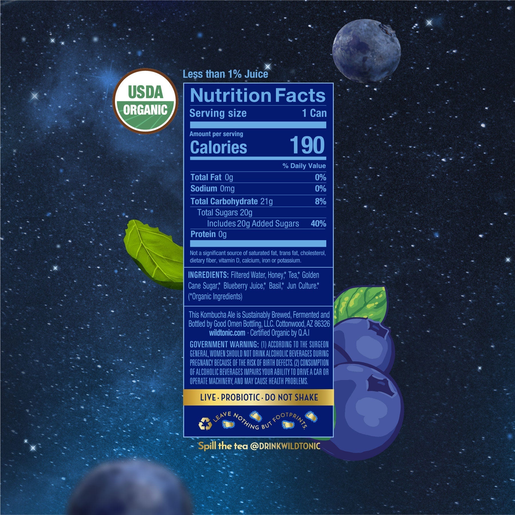 Blueberry Basil 4-Pack