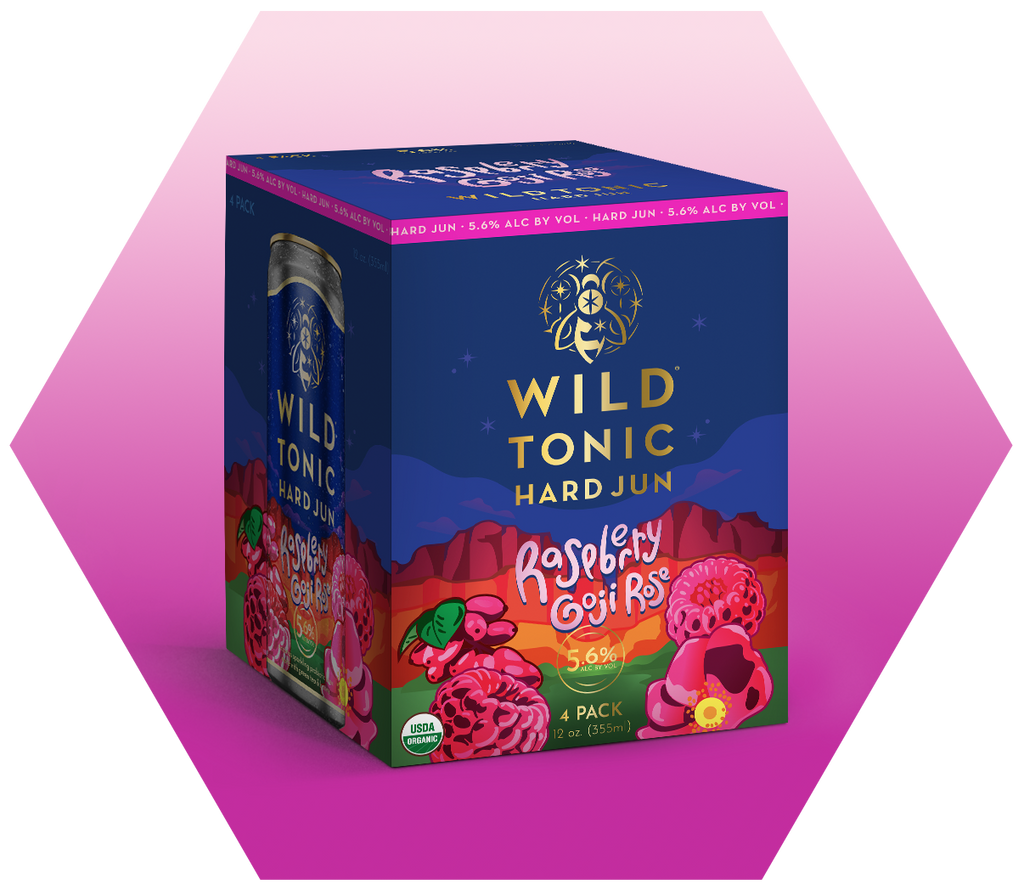 Raspberry Goji Rose 4-Pack